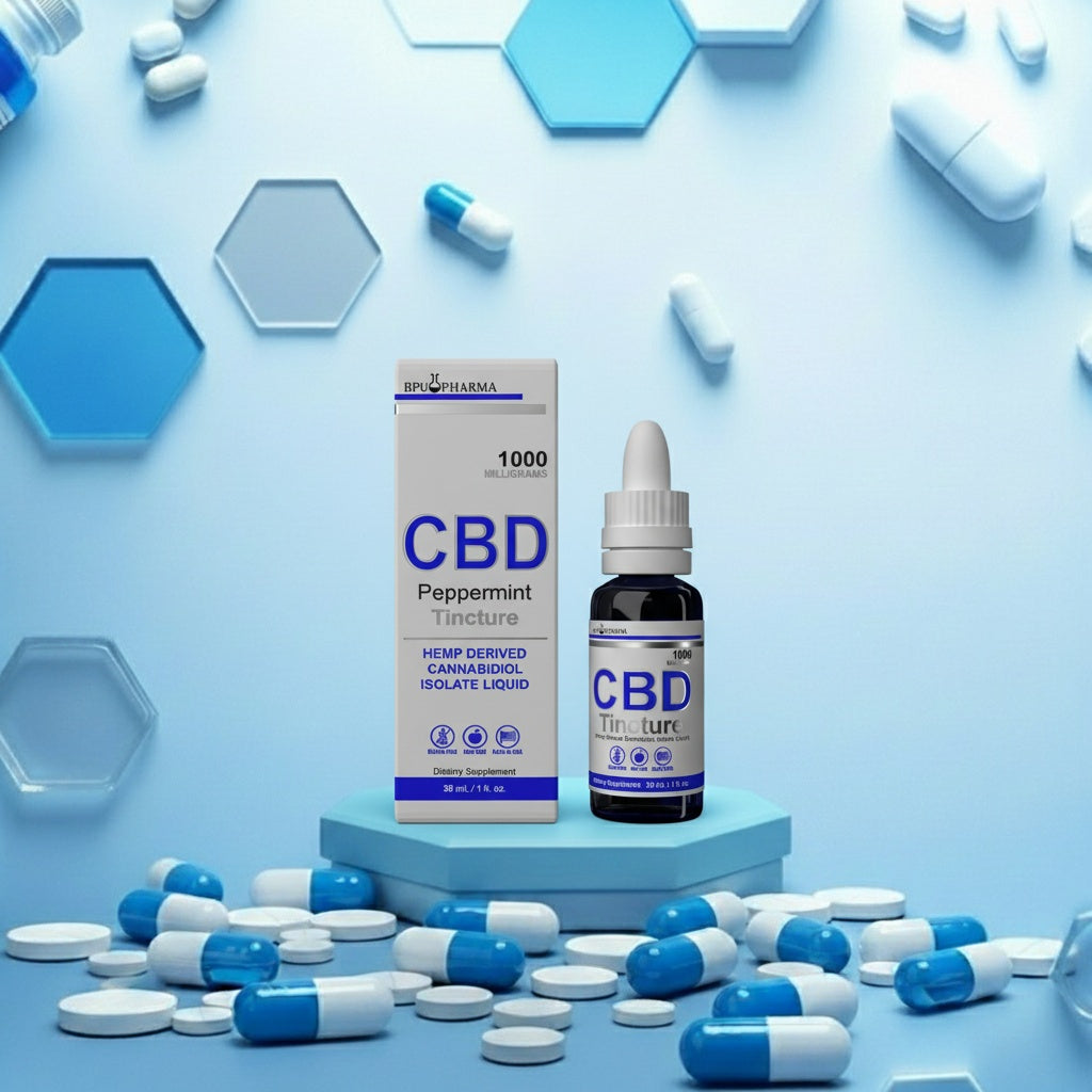 CBD PEPPERMINT TINCTURE - 1 oz