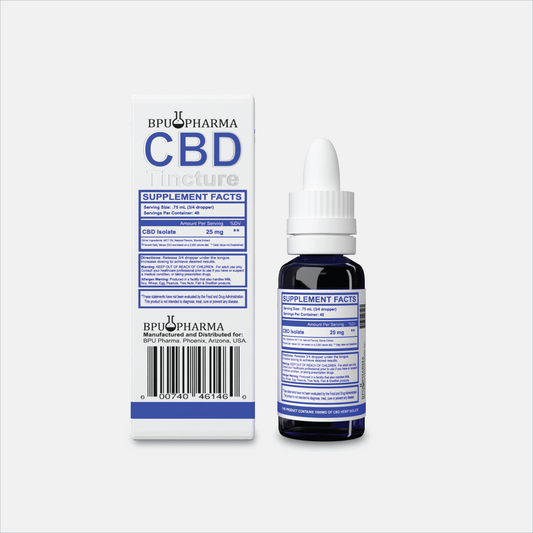 CBD PEPPERMINT TINCTURE - 1 oz